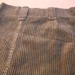 Reconstructed: Olive Green Corduroy A-line Skirt
